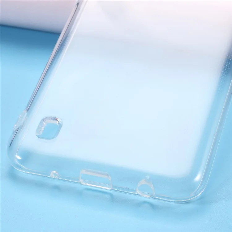 Carcasa de TPU Suave Transparente Con Interno Sin Deslizamiento Para Samsung Galaxy A10