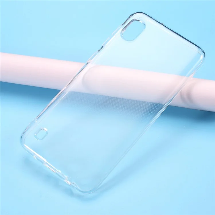 Cover morbida in TPU trasparente con interno antiscivolo per Samsung Galaxy A10