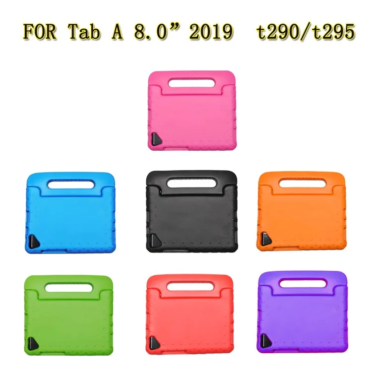 Shockper -renter Stand Eva Case Для Samsung Galaxy Tab A 8.0 (2019) T290 T295 / Tab A7 Lite 8,7-дюймовый T220 T225 - Черный