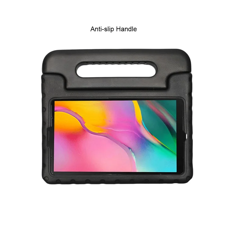 Stoßdämpfer -handle -stand Eva -hülle Für Samsung Galaxy Tab A 8.0 (2019) T290 T295 / Tab A7 Lite 8.7-zoll T220 T225 - Schwarz