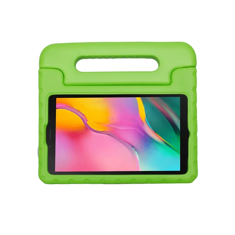 Shockproof Handle Stand EVA Case for Samsung Galaxy Tab A 8.0 (2019) T290 T295 / Tab A7 Lite 8.7-inch T220 T225 - Green