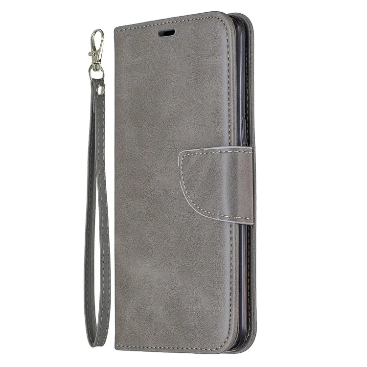 PU Leather Wallet Stand Case for Samsung Galaxy A10s - Grey