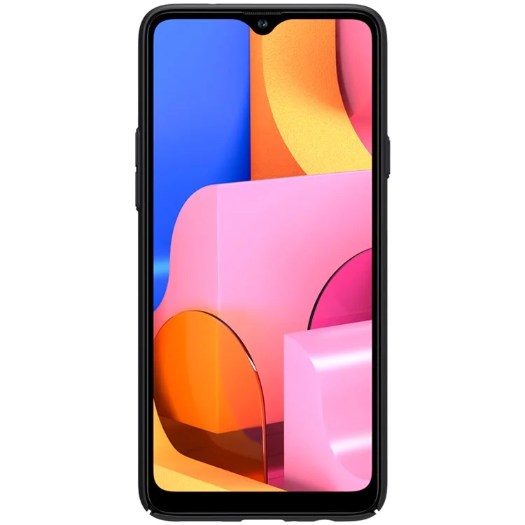 Nillkin Super Frosted Shield Matte PC Back Shell Für Samsung Galaxy A20s - Schwarz