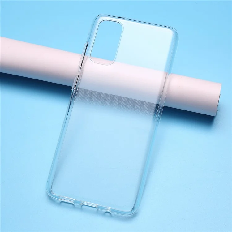 10PCS Transparent Soft TPU Phone Case with Non-slip Inner for Samsung Galaxy S20 4G/S20 5G