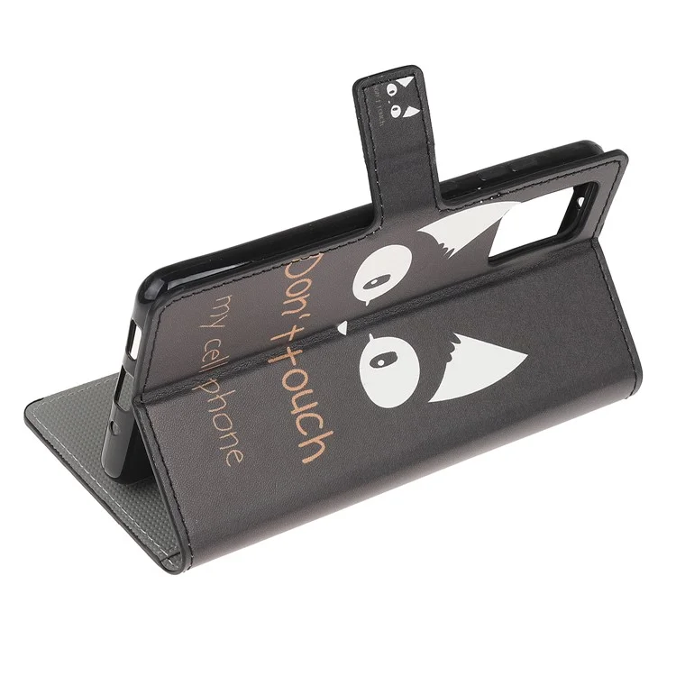 Billetera Estuche Imprimiendo Cubierta de Cuero Para Samsung Galaxy S20 4g/s20 5g - no Toque