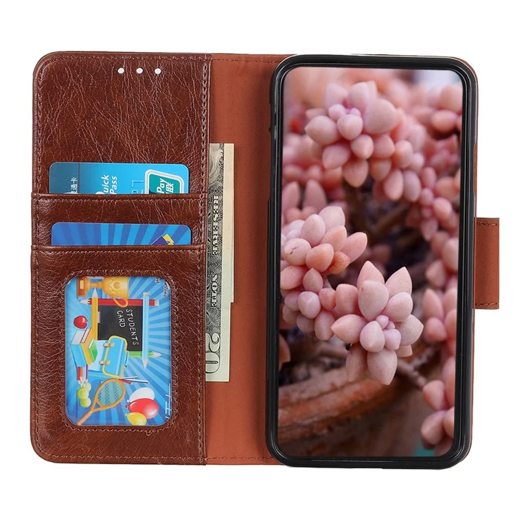 Nappa Skin Split Leather Cell Case para Samsung Galaxy S20 4G/S20 5G - Marrom