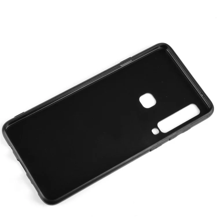 Leather Coated PC + TPU Hybrid Cover Case for Samsung Galaxy A9 (2018) / A9 Star Pro / A9s - Red