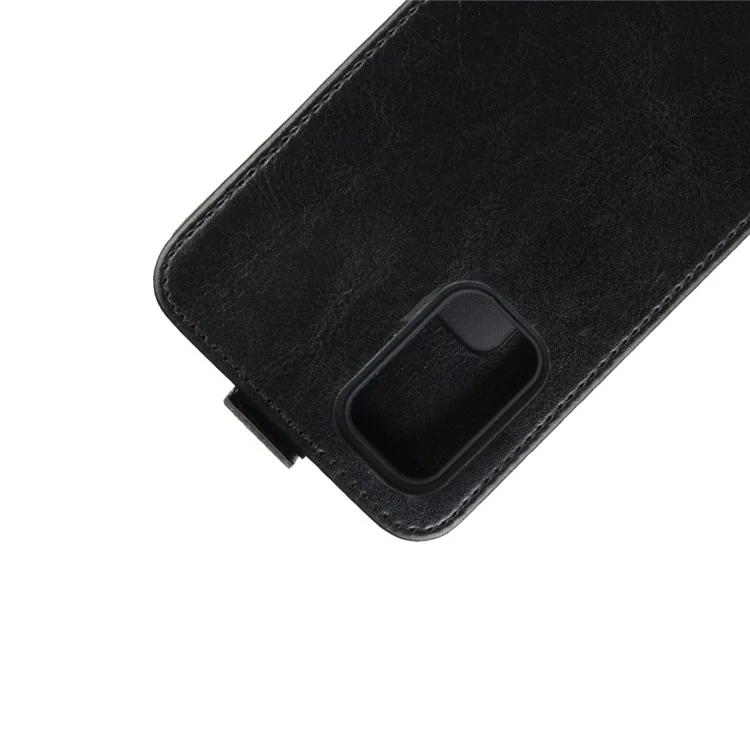 Leather Flip Mobile Phone Casing for Samsung Galaxy S20 4G/S20 5G - Black