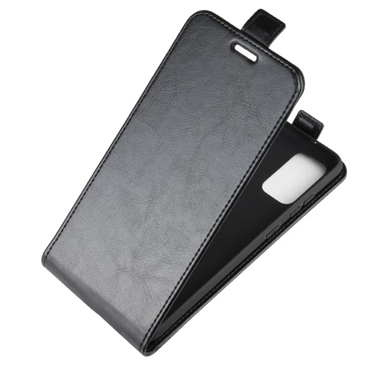 Leather Flip Mobile Phone Casing for Samsung Galaxy S20 4G/S20 5G - Black