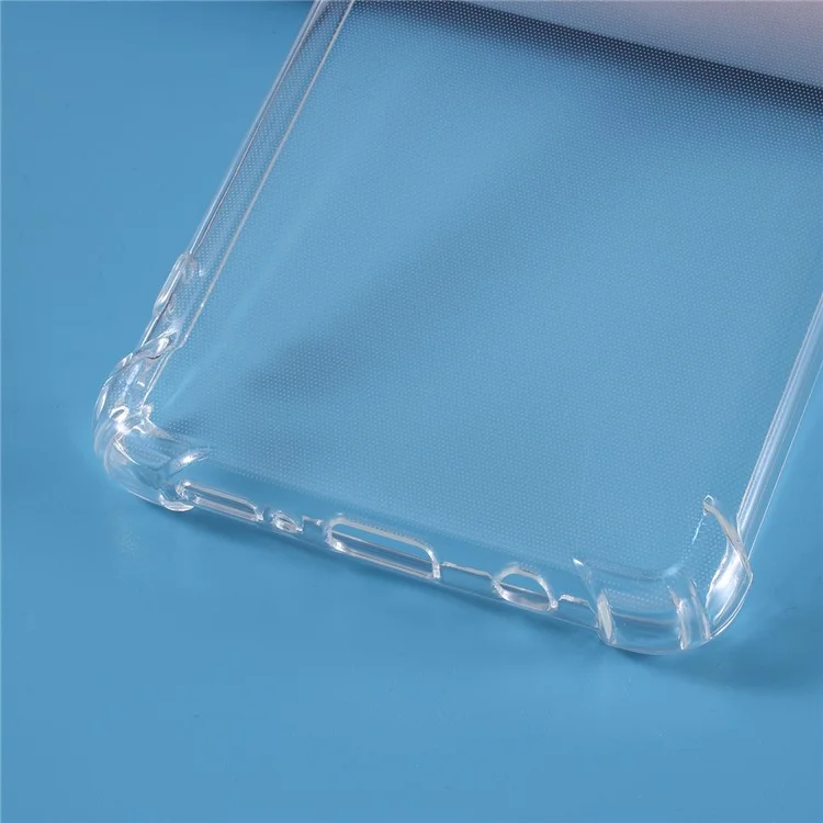 Drop-resistant Clear TPU Cell Phone Case for Samsung Galaxy A71