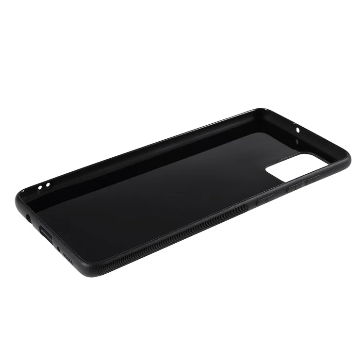 Kohlefaser-Skin-TPU-Handyhülle für Samsung Galaxy A71