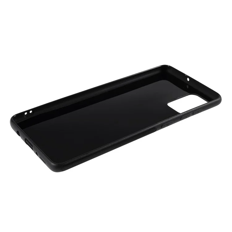 Kohlefaser-Skin-TPU-Handyhülle für Samsung Galaxy A71