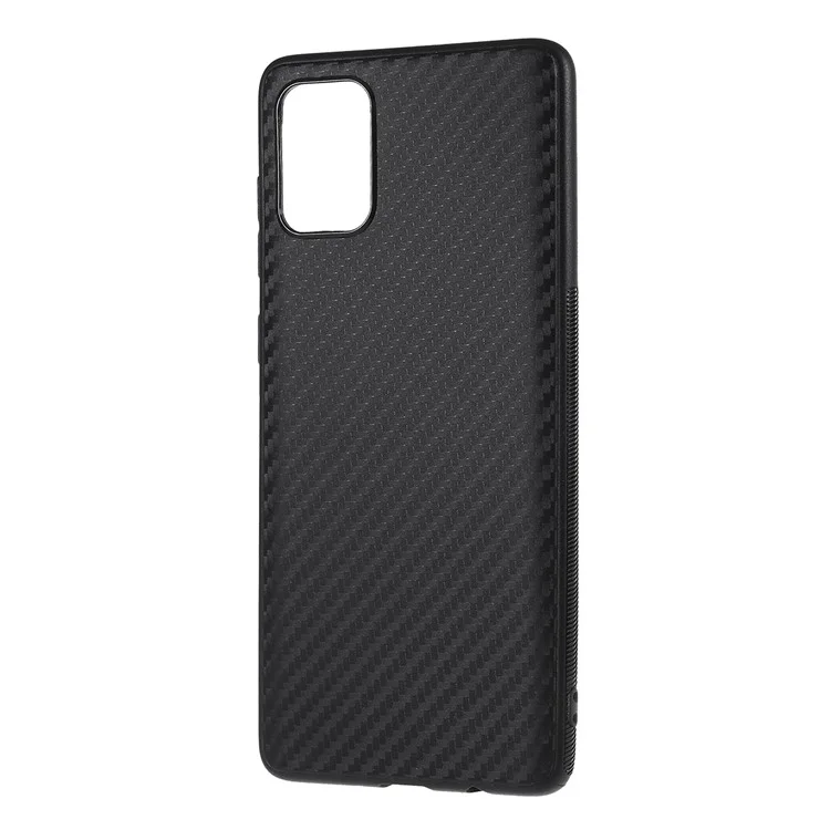 Kohlefaser-Skin-TPU-Handyhülle für Samsung Galaxy A71