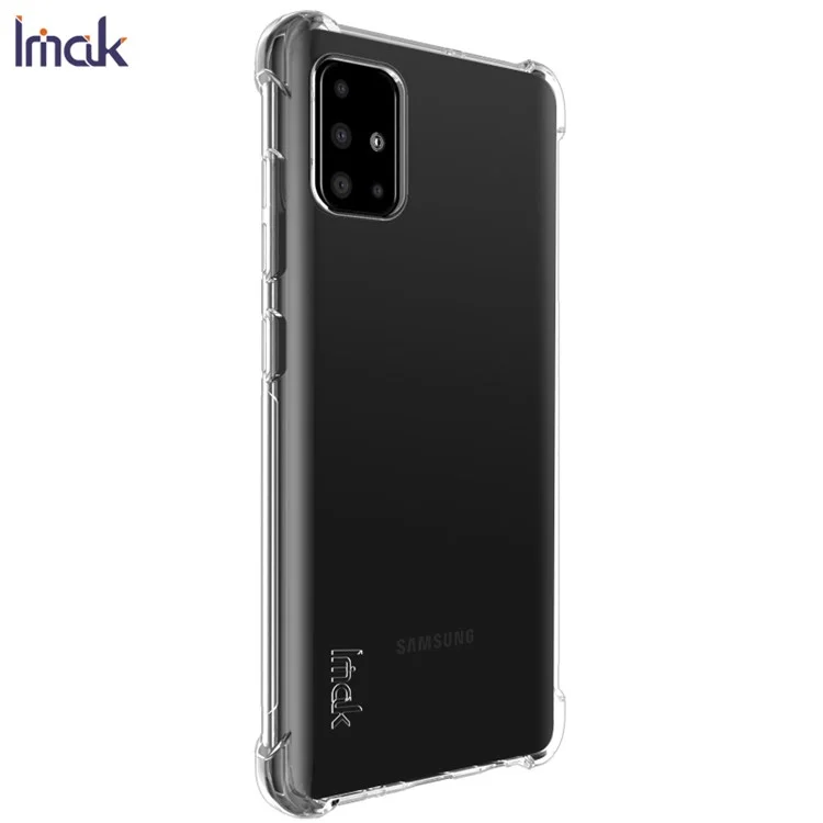Coque de protection tout-en-un IMAK en TPU avec airbag antichoc pour Samsung Galaxy A51 - Transparent
