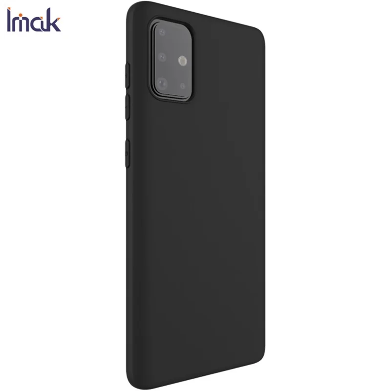 IMAK UC-1 Series Frosting TPU Covering for Samsung Galaxy A71 A715 - Black