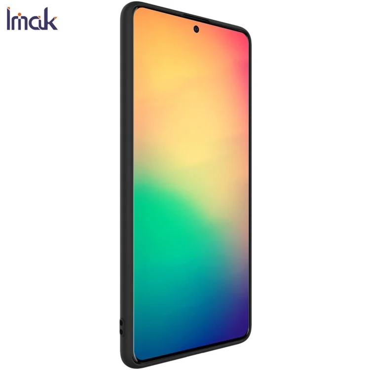 IMAK UC-1-serie Frostet TPU-telebeskyttelse til Samsung Galaxy A51 - Sort