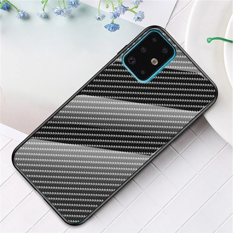 Vidrio Templado + PC + Carcasa de TPU para Samsung Galaxy S20 Plus - Negro