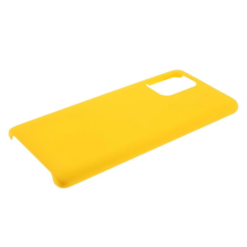 Rubberized Plastic Mobile Phone Case for Samsung Galaxy A81 / Note 10 Lite - Yellow