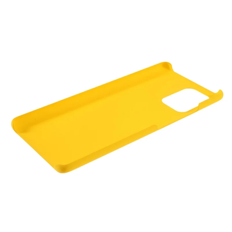 Rubberized Plastic Mobile Phone Case for Samsung Galaxy A81 / Note 10 Lite - Yellow