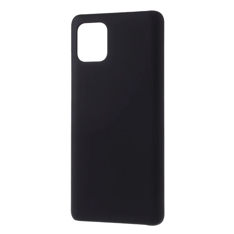 Case de PC Dura de Goma Para Samsung Galaxy A71 - Negro