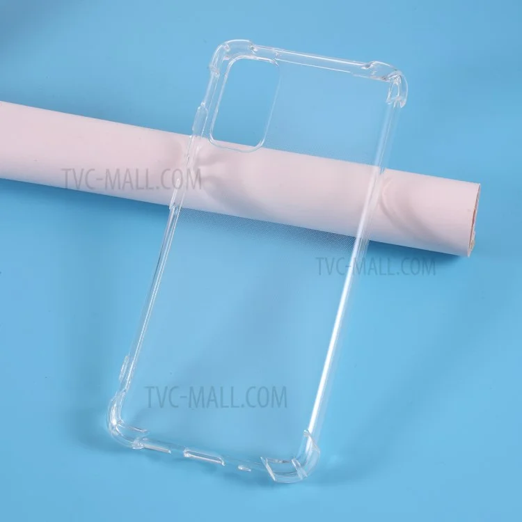 Funda de teléfono con absorción de golpes TPU transparente para Samsung Galaxy S20 Plus