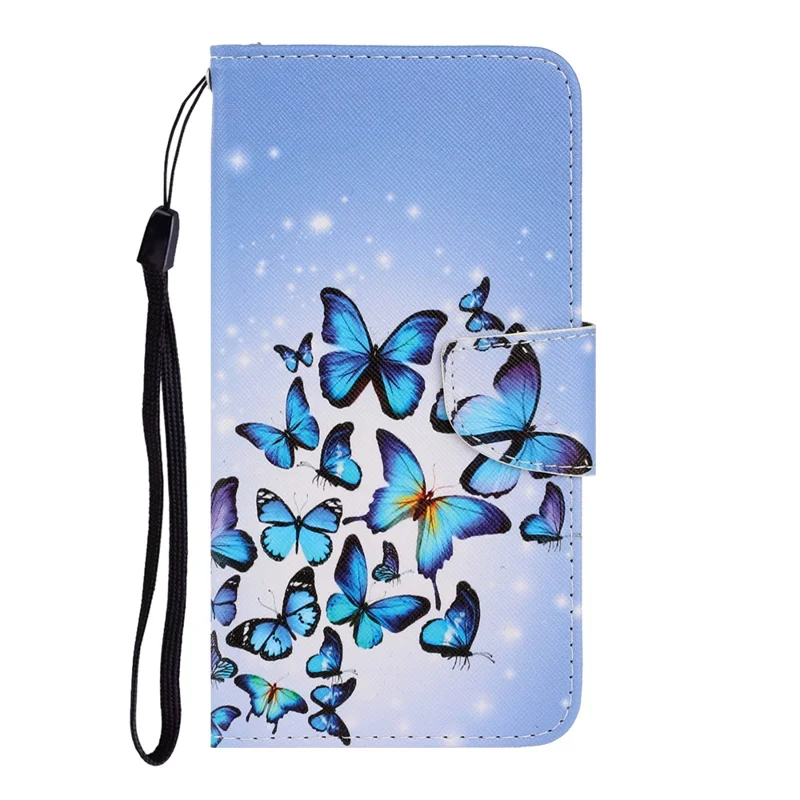 Pattern Printing Flip Leather Wallet Phone Shell for Samsung Galaxy A71 A715 - Butterfly Group
