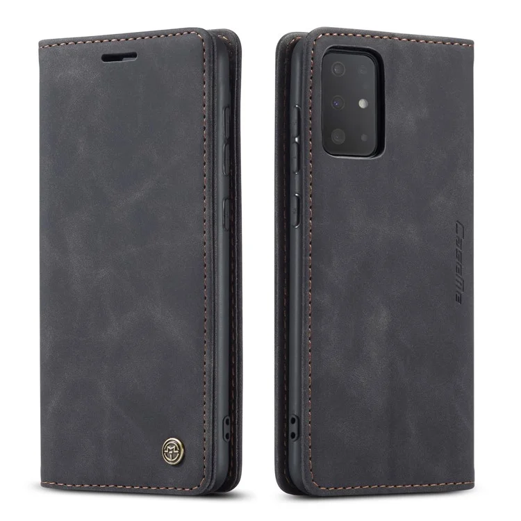 Serie Caseme 013 Auto-assorbed Business Leather Whaget Case Per Samsung Galaxy S20 Ultra - Nero