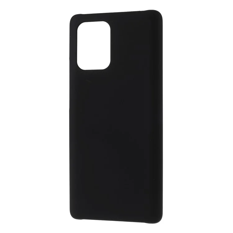 Rubberized Hard PC Case for Samsung Galaxy A91 / S10 Lite - Black