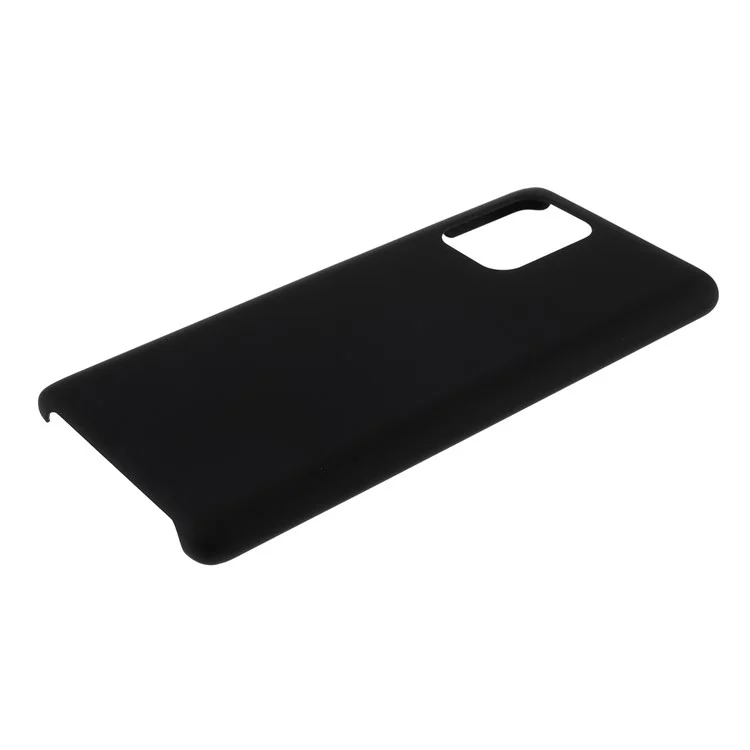 Étui PC Dur Caoutchouté Pour Samsung Galaxy A91 / S10 Lite - le Noir