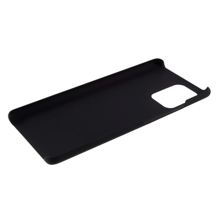 Étui PC Dur Caoutchouté Pour Samsung Galaxy A91 / S10 Lite - le Noir