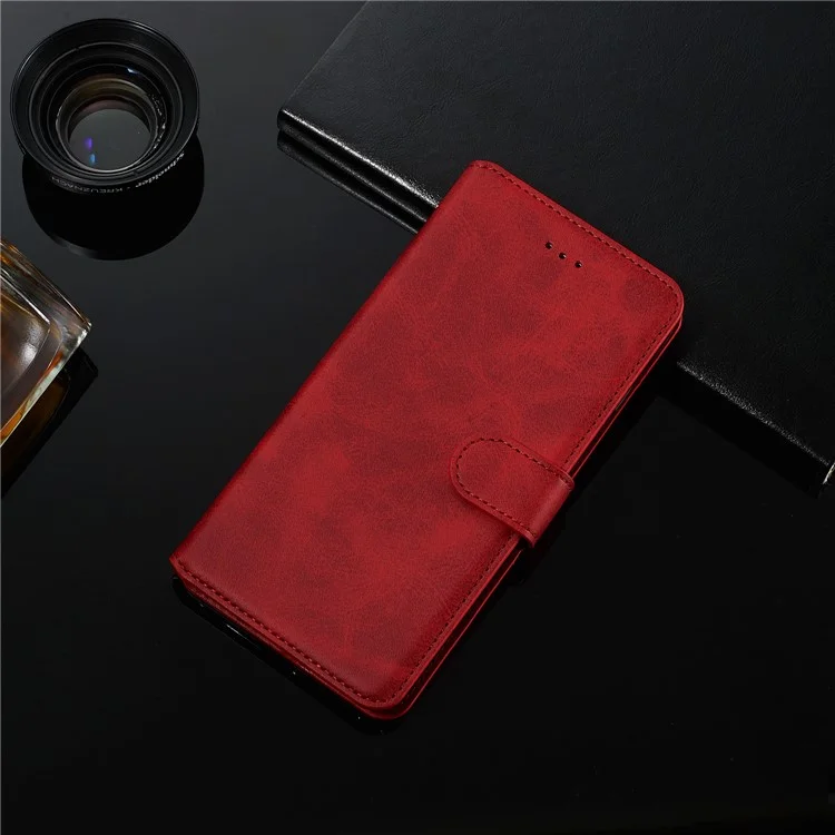 Con Supporto Per il Portafoglio Flip Incelo Cover Per Samsung Galaxy S20 4G/S20 5G - Rosso