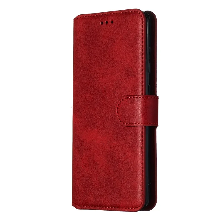 Con Supporto Per il Portafoglio Flip Incelo Cover Per Samsung Galaxy S20 4G/S20 5G - Rosso