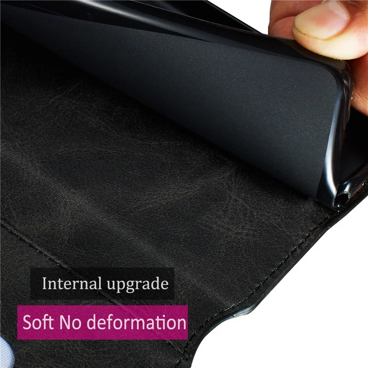 Couverture de Pepellement de Courture Colle Colle Colle Pour Samsung Galaxy S20 Plus - le Noir