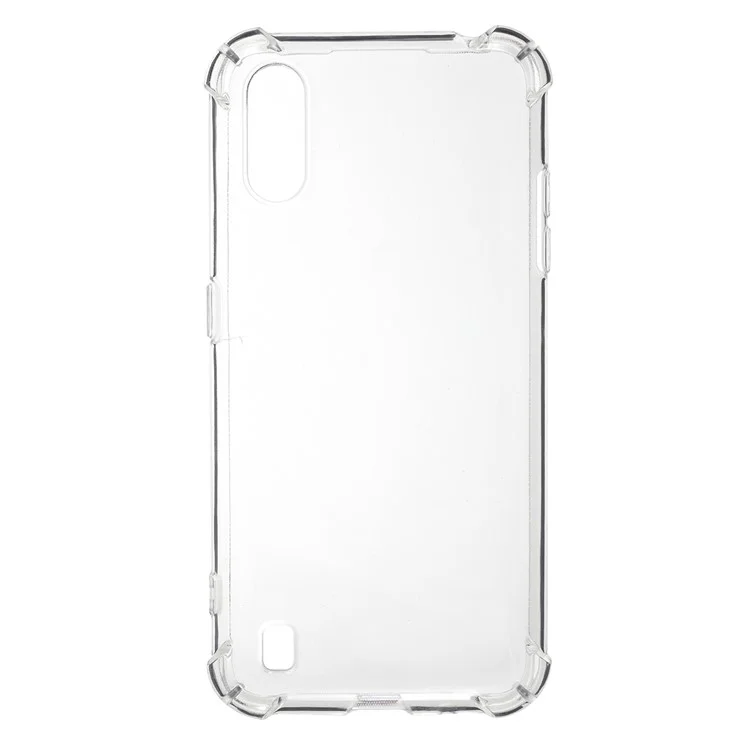 Drop-proof Clear TPU Soft Phone Case for Samsung Galaxy A01