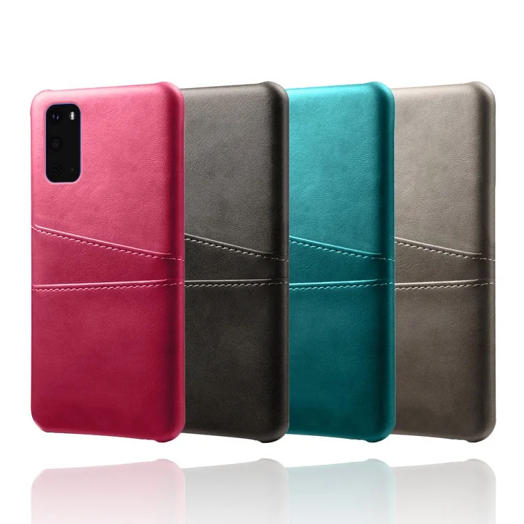 KSQ PU Leather Coated Hard PC Shell для Samsung Galaxy S20 Ultra - Черный