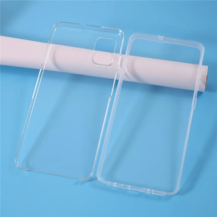 Full Coverage Clear Phone Shell PET+TPU+Acrylic Case for Samsung Galaxy A51