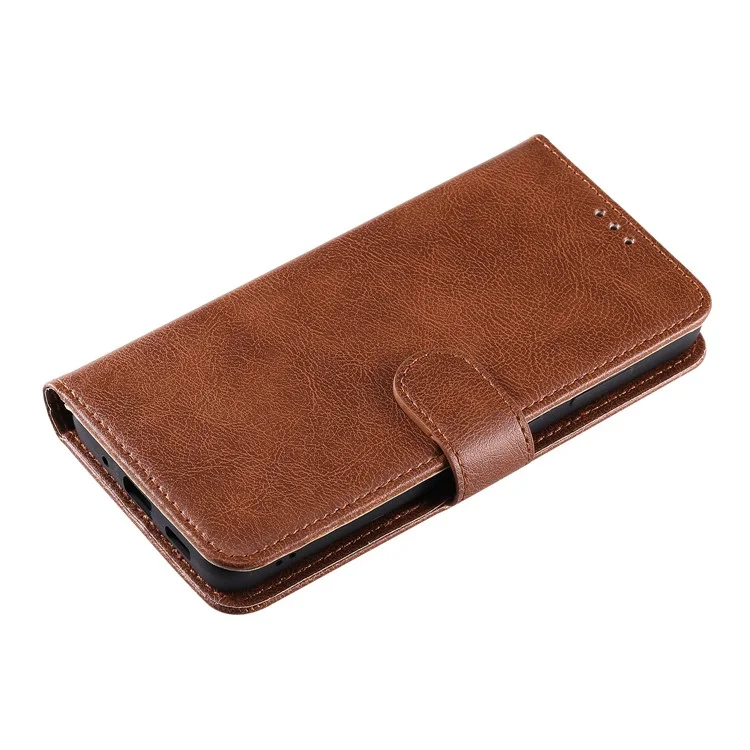 For Samsung Galaxy S20 4G / S20 5G Case 2 in 1 Detachable Magnetic Leather Wallet Mobile Cover with Strap - Brown