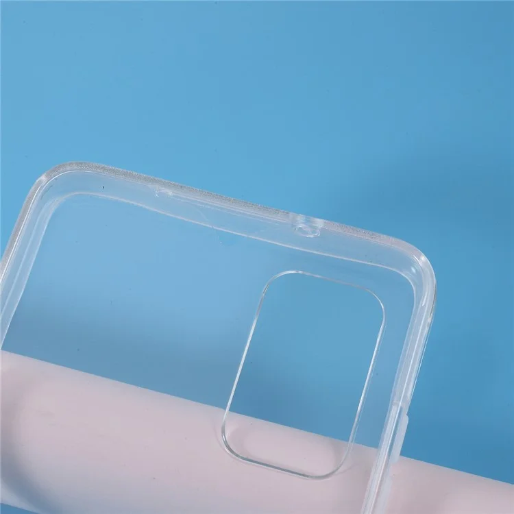 Funda clara de cobertura total de acrílico + PET + TPU para Samsung Galaxy S20 Plus
