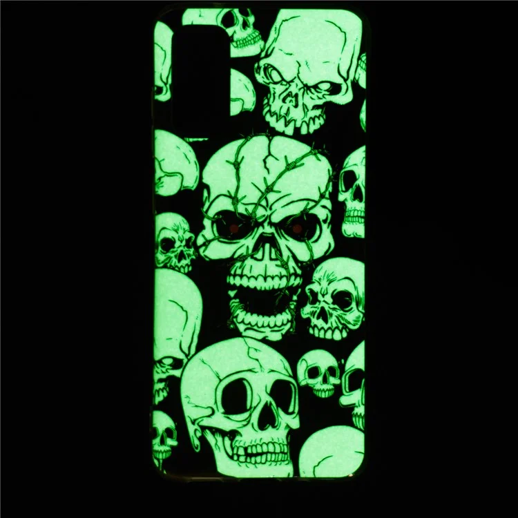 Noctilucent IMD TPU Phone Case for Samsung Galaxy S20 4G/S20 5G - Cool Skulls