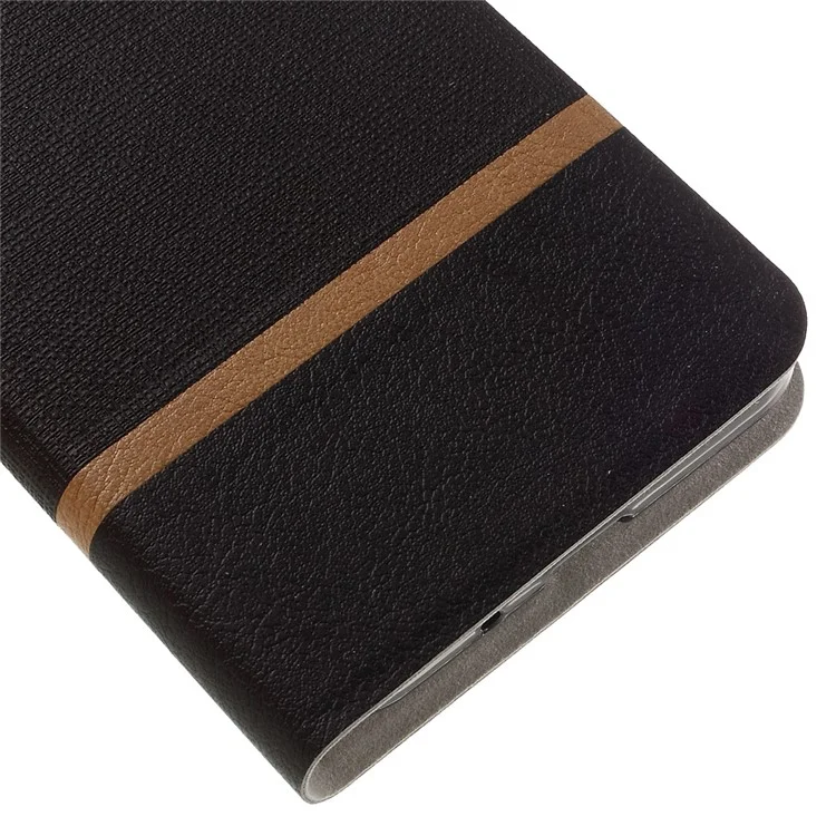 Cross Texture Stand Leather Case for Samsung Galaxy J3 / J3 (2016) - Black