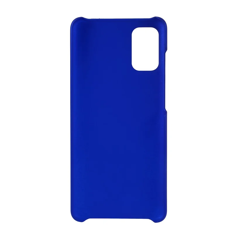 Rubberized Hard Plastic Case for Samsung Galaxy A41 - Dark Blue