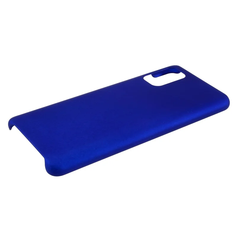 Rubberized Hard Plastic Case for Samsung Galaxy A41 - Dark Blue