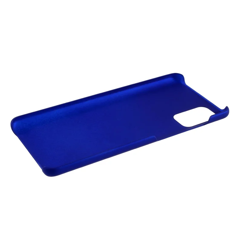 Rubberized Hard Plastic Case for Samsung Galaxy A41 - Dark Blue