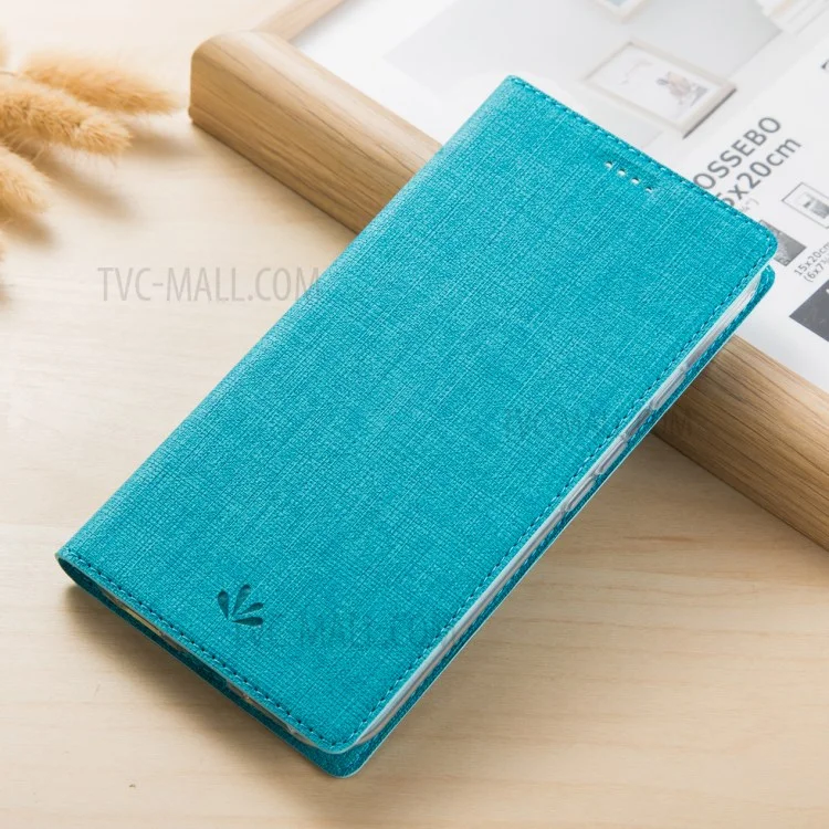 Vili DMX Cross Skin Leder Shell Hülle Für Samsung Galaxy A81/Note 10 Lite - Blau