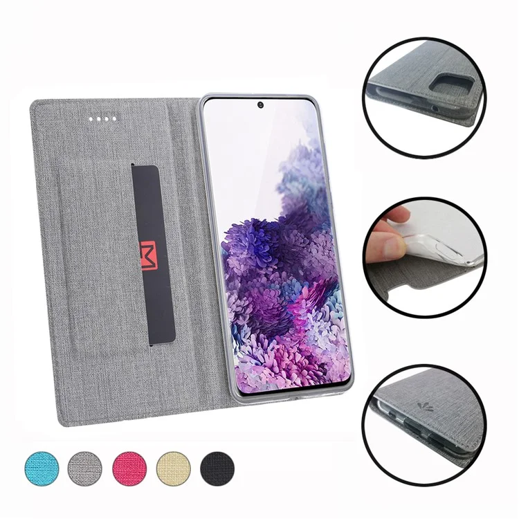 Vili DMX Casa Cruz Skin Shell Case Para Samsung Galaxy S20 4G/S20 5G - Cinza