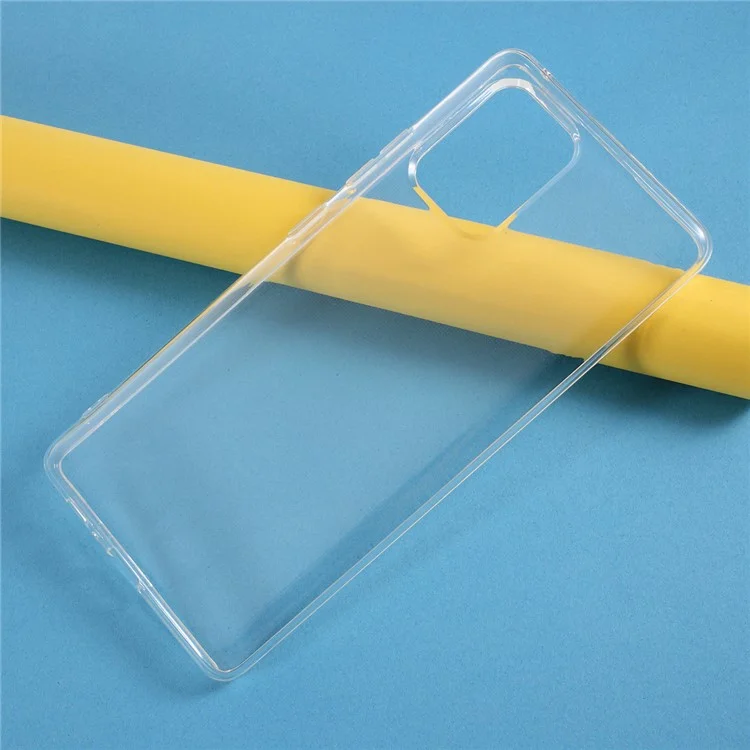 Tampa de TPU Transparente Com Espessura Interna de 2 mm Para Deslizamento Para o Samsung Galaxy A91/S10 Lite