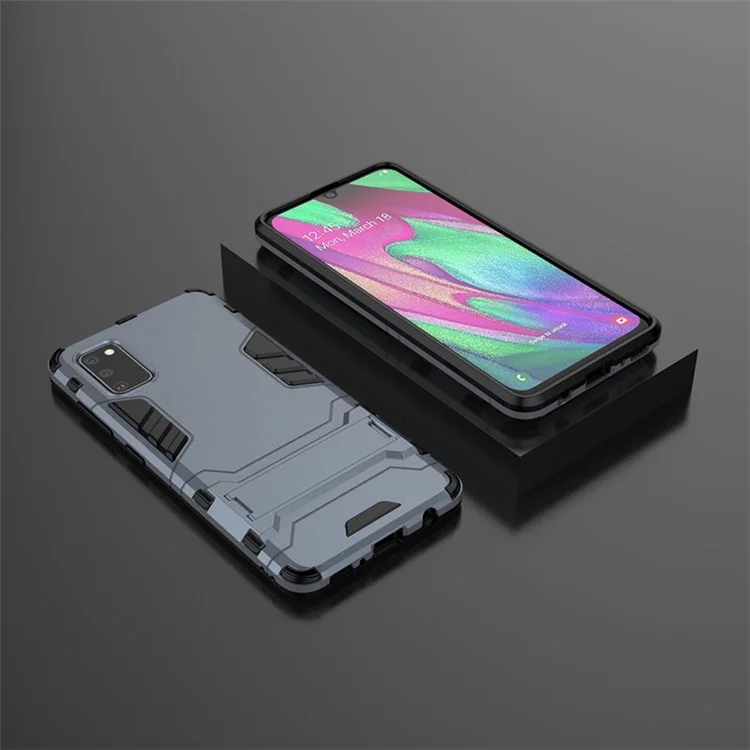 PC Ibrido 2 in 1 + Custodia con Supporto in TPU per Samsung Galaxy A41 (Versione Globale) - Blu