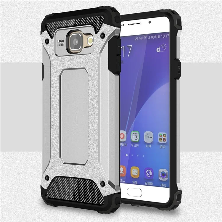 Armor PC TPU Cover for Samsung Galaxy A5 SM-A510F (2016) - Silver
