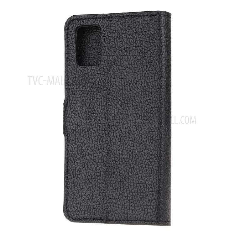 Carteira de Grão de Lichia Flip Case de Couro com Suporte para Capa de Telefone Samsung Galaxy A71 5G SM-A716