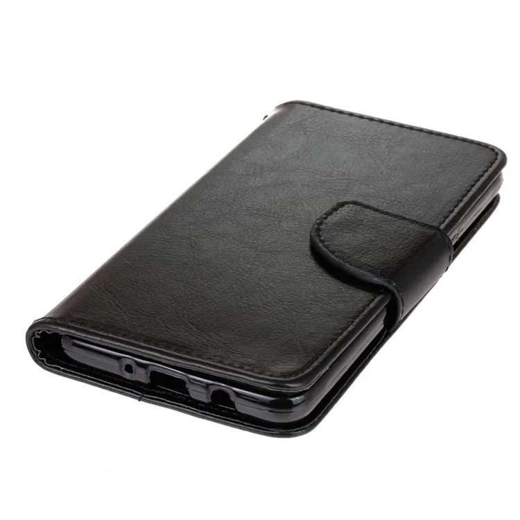 Wallet Stand Leather Protective Case for Samsung Galaxy J5 (2016) - Black